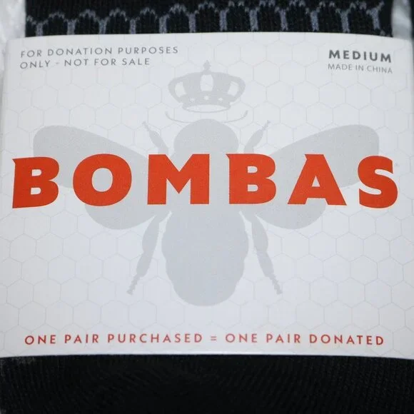 - - Bombas crew unisex socks size medium lot of 4 pairs NWT - Picture 1 of 6